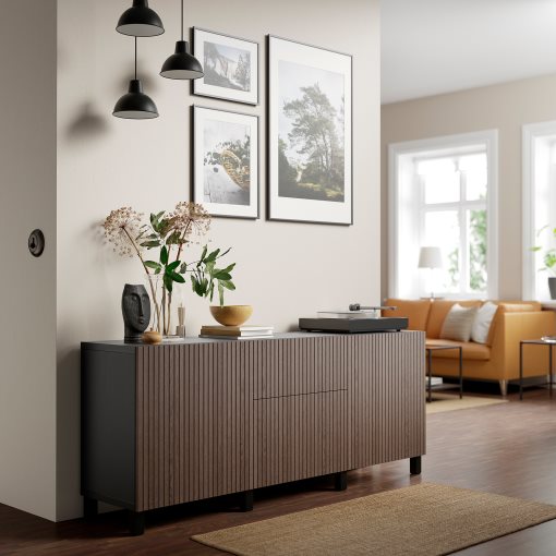 BESTÅ, storage combination with drawers push open, 180x42x74 cm, 094.218.45