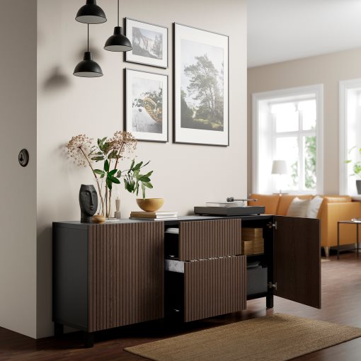 BESTÅ, storage combination with drawers push open, 180x42x74 cm, 094.218.45