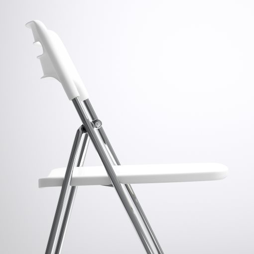NISSE, folding chair/high-gloss, 101.150.67