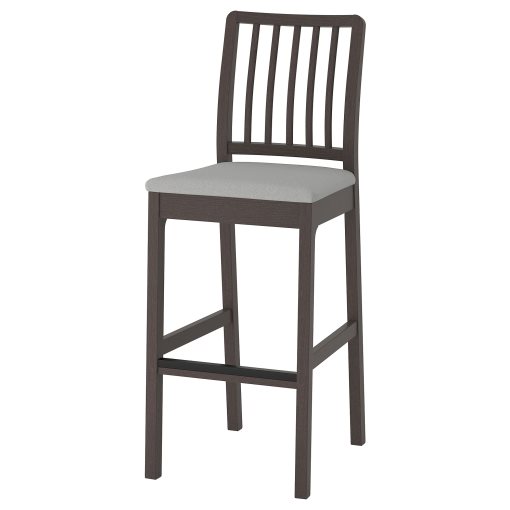 EKEDALEN, bar stool with backrest, 104.005.40