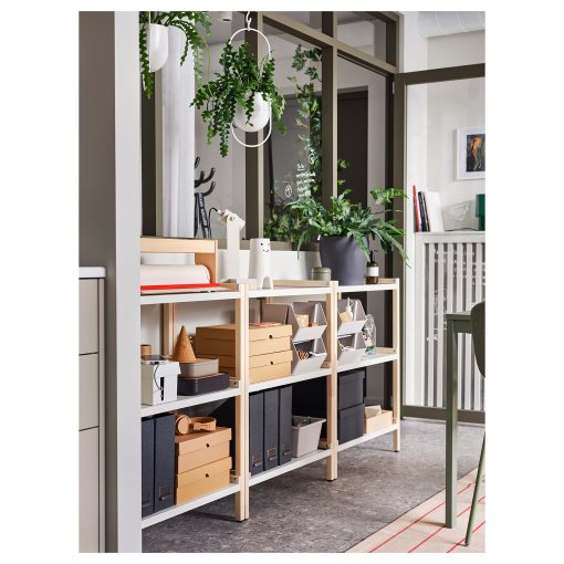 EKENABBEN, open shelving unit/ aspen, 70x34x86 cm, 104.878.16