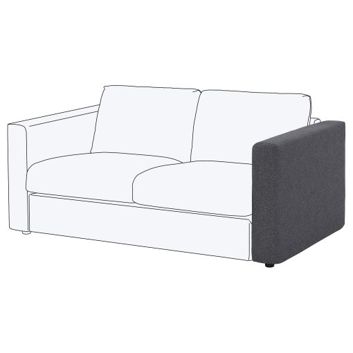 VIMLE, cover for armrest, 1 pack, 104.957.98