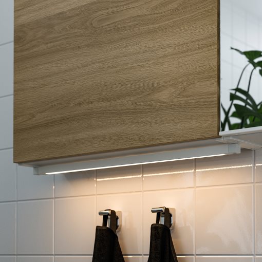 SILVERGLANS, bathroom lighting strip with built-in LED light source/dimmable, 60 cm, 105.292.27