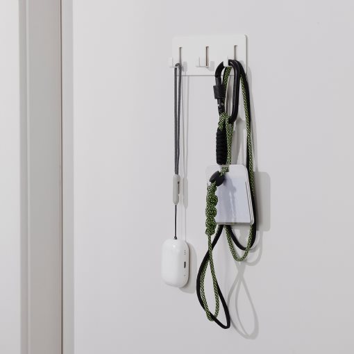 GALTBOX, rack with 3 hooks/self-adhesive, 16 cm, 105.637.11