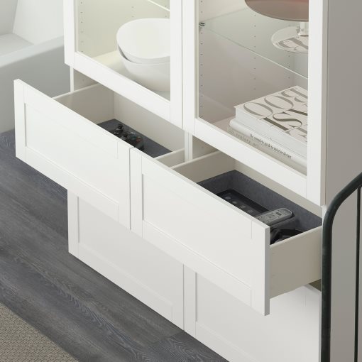 BESTÅ, storage combination with glass doors, 120x40x192 cm, 191.960.02