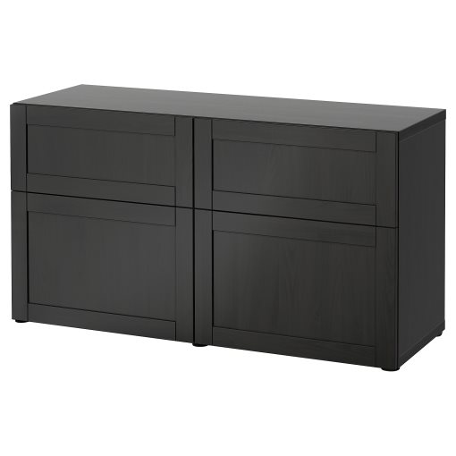 BESTÅ, storage combination with doors/drawers soft-closing, 120x42x65 cm, 193.246.41