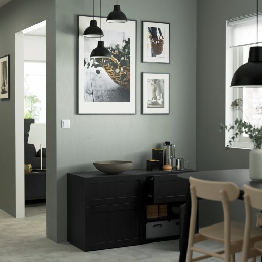 BESTÅ, storage combination with doors/drawers soft-closing, 120x42x65 cm, 193.246.41