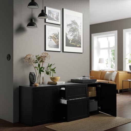 BESTÅ, storage combination with drawers, 180x42x65 cm, 194.126.47
