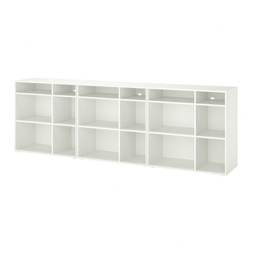 VIHALS, shelving combination, 286x37x90 cm, 194.405.65