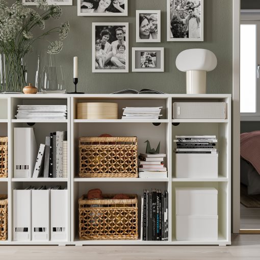VIHALS, shelving combination, 286x37x90 cm, 194.405.65