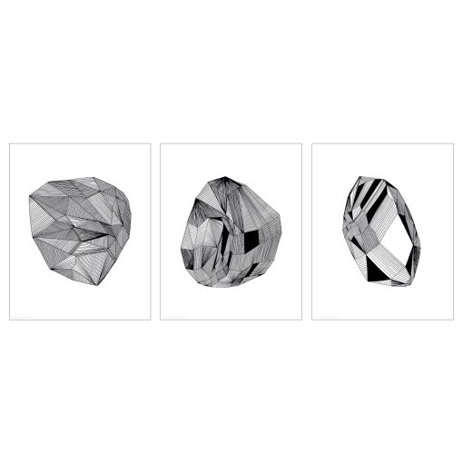 BILD, poster/Jewels/3 pack, 40x50 cm, 204.321.64