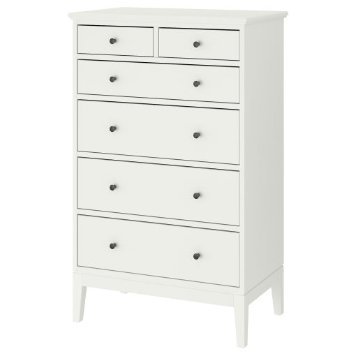 IDANÄS, chest of 6 drawers, 84x135 cm, 204.587.00