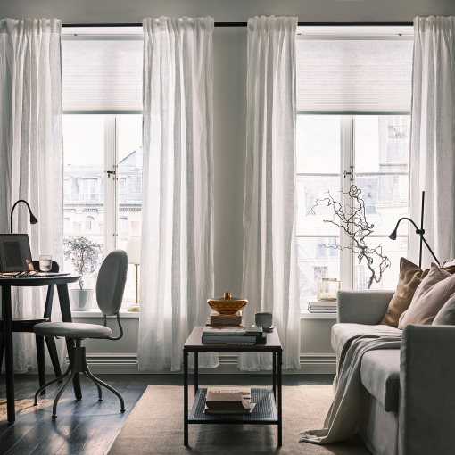 DYTÅG, curtains/1 pair, 145x300 cm,, 204.667.19