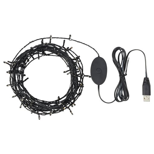 STRÅLA, αλυσίδα με ενσωματωμένο φωτισμό LED/100 λαμπτήρες, 205.325.83