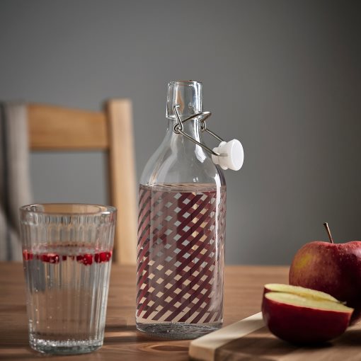 KORKEN, μπουκάλι με πώμα/διαφανές γυαλί, 0.5 l, 205.646.92