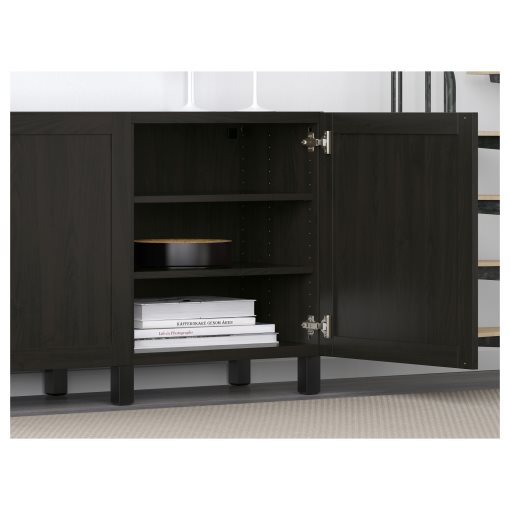 BESTÅ, storage combination with doors, 180x42x74 cm, 291.397.37
