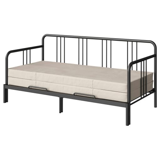 FYRESDAL, day-bed with 2 mattresses, 80x200 cm, 293.909.61