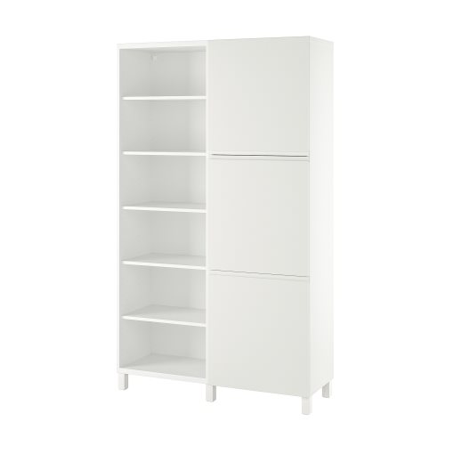 BESTÅ, σύνθεση αποθήκευσης με πόρτες, 120x42x202 cm, 294.217.12