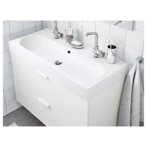 BRAVIKEN, Μονός νιπτήρας, 301.354.46 - IKEA Ελλάδα BRAVIKEN, Μονός νιπτήρας, 301.354.46