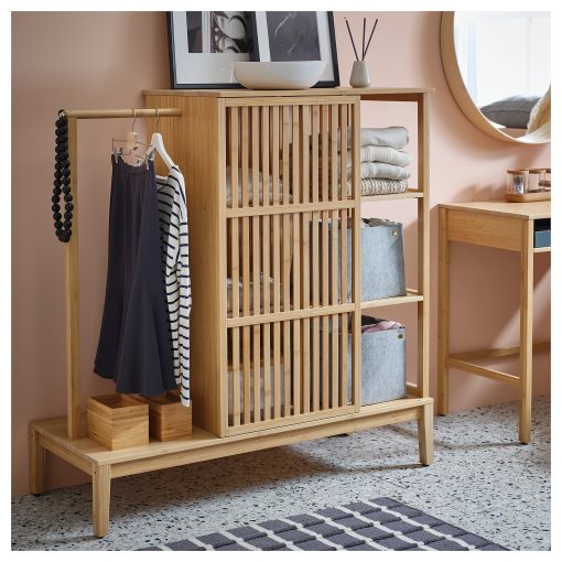 NORDKISA, open wardrobe with sliding door, 304.394.76
