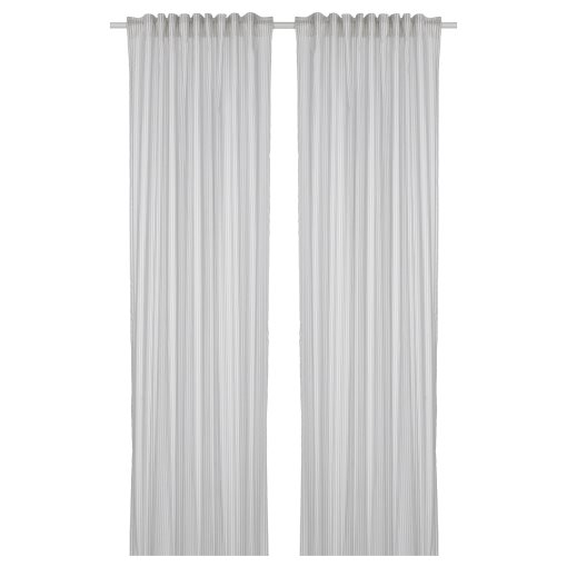 BYMOTT, curtains 120x300 cm, 1 pair, 304.666.86