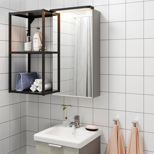 SILVERGLANS, bathroom lighting strip with built-in LED light source/dimmable, 40 cm, 305.286.70