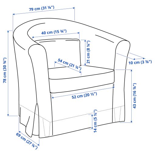 TULLSTA, armchair, 392.727.16