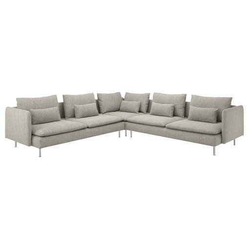 SÖDERHAMN, corner sofa, 6-seat, 393.058.92