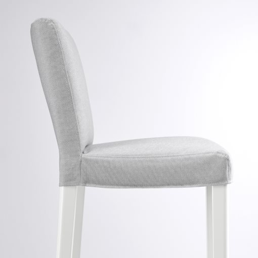 BERGMUND, σκαμπό μπαρ με πλάτη, 62 cm, 393.882.03