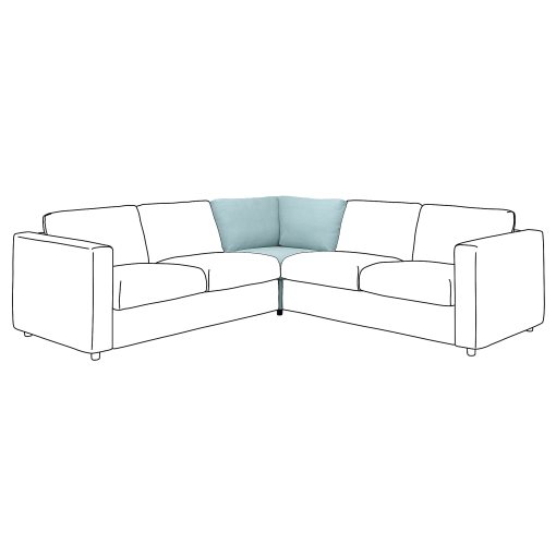 VIMLE, γωνιακό κάθισμα, 393.925.54