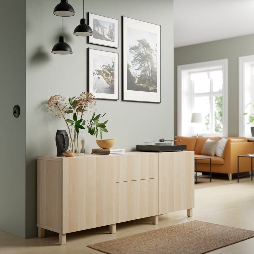 BESTÅ, storage combination with drawers push open, 180x42x74 cm, 394.126.89
