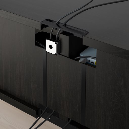 BESTÅ, TV bench with drawers push open, 120x42x48 cm, 394.200.19