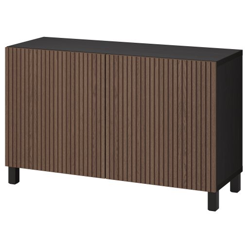 BESTÅ, σύνθεση αποθήκευσης με πόρτες, 120x42x74 cm, 394.214.29