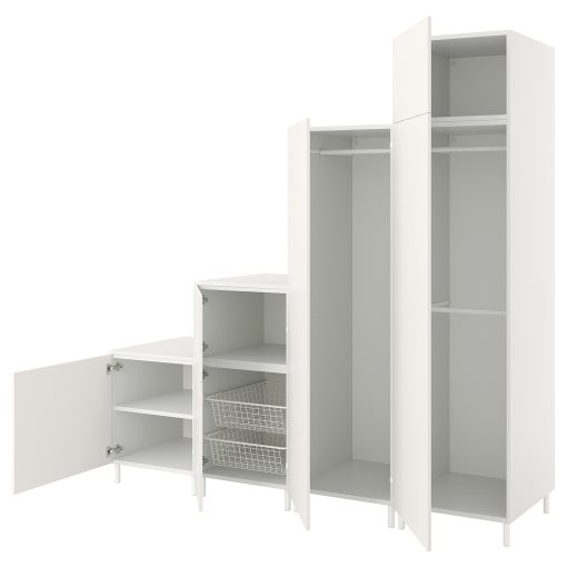 PLATSA, wardrobe with 6 doors, 240x57x231, 394.253.52