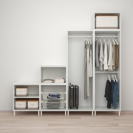 PLATSA, wardrobe with 6 doors, 240x57x231, 394.253.52