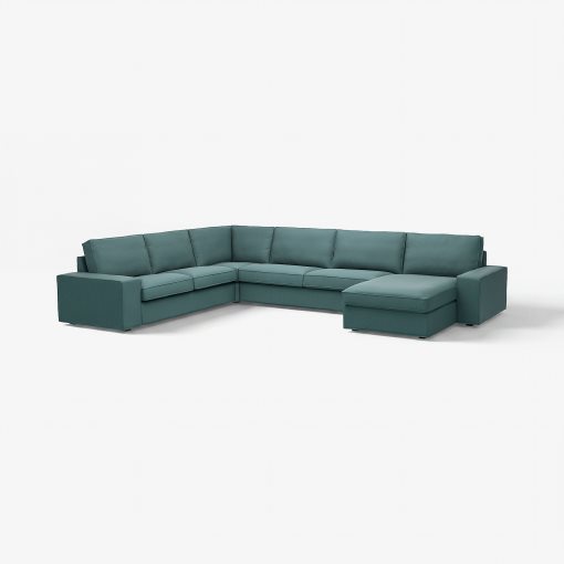 KIVIK, corner sofa, 6-seat w chaise longue, 394.430.25