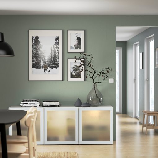 BESTÅ, storage combination with doors, 180x42x65 cm, 394.888.20