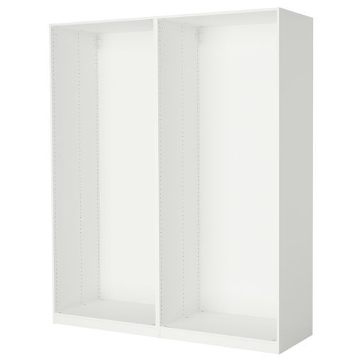 PAX, 2 wardrobe frames, 200X58X236 cm, 398.952.58