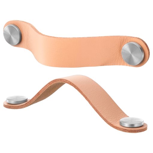 ÖSTERNÄS, leather handle, 2 pack, 403.488.95