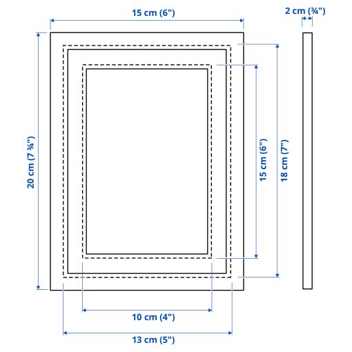 SILVERHÖJDEN, frame, 13x18 cm, 403.704.00
