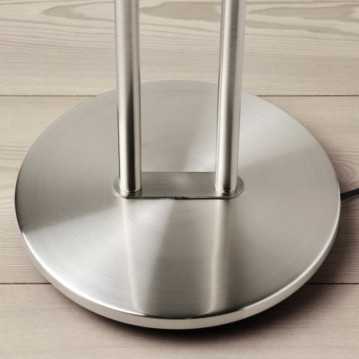 ISJAKT, floor uplighter/reading lamp dimmable with built-in LED light source, 180 cm, 404.597.08