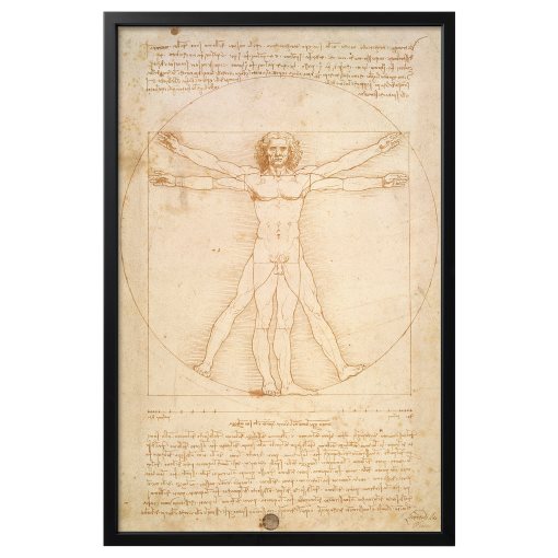 BJÖRKSTA, πίνακας/ο άνθρωπος του Βιτρούβιου, 78x118 cm, 493.849.83