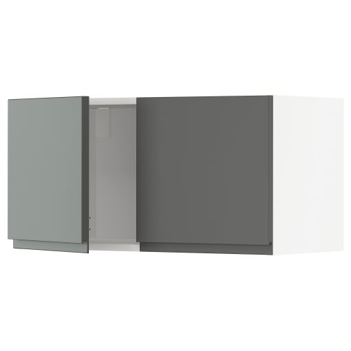 METOD, wall cabinet with 2 doors, 80x40 cm, 494.680.01