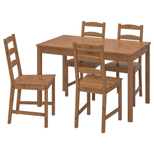 JOKKMOKK, Τραπέζι και 4 καρέκλες, 502.111.04
