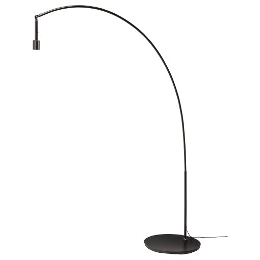 SKAFTET, floor lamp base, arched, 504.053.95