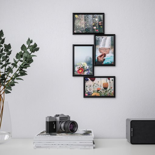YLLEVAD, collage frame for 4 photos, 21x41 cm, 504.297.68