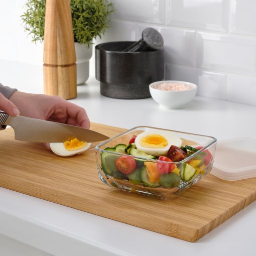 BESTÄMMA, food container with lid, 0.5 l, 504.957.63