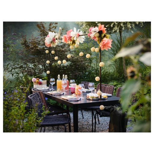 HELGEO, decorating rod for table/adjustable/in/outdoor, 115/235x116 cm, 505.620.50