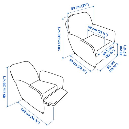 EKOLSUND, recliner, 592.971.84