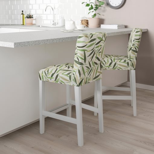 BERGMUND, bar stool with backrest, 62 cm, 593.997.57